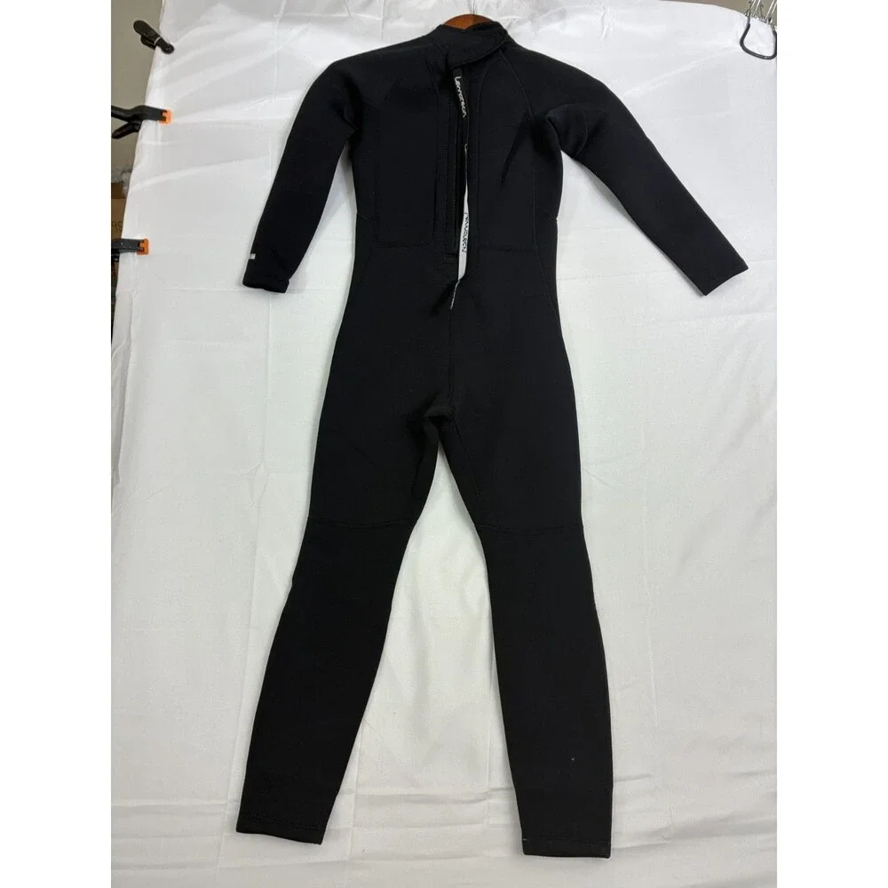 Lemorecn Full Wetsuit US 12 Black Long Sleeve Back Zip Neoprene Diving Surf